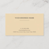 Fett farbenfrohe Retro Streifen Moderne Beruflich Visitenkarte (Rückseite)