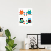 Fett farbige Kinderzimmer-Prints (Vier 8x10) Poster (Heimbüro)