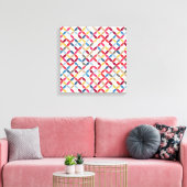 Fett farbiger, kreisförmiger Leinwand (Insitu (Wohnzimmer))