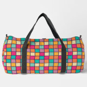 Fett farbiges Patchwork Duffle Bag (Vorderseite)