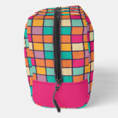 Fett farbiges Patchwork Waschbeutel (Rechts)