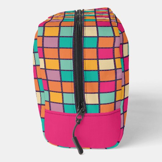 Fett farbiges Patchwork Waschbeutel (Rechts)