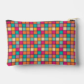 Fett farbiges Patchwork Zubehörtasche (Rückseite)