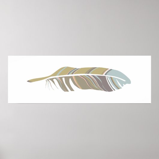 Fett-Feder-neutrale Kunstdruckmauerdekor Poster (Vorne)