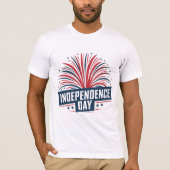 Fett Fireworks Display Independence Day T-Shirt (Vorderseite)