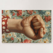 Fett-floraler Hintergrund Puzzle (Horizontal)