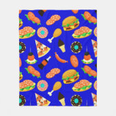 Fett Food Frenzy Fleecedecke (Vorderseite)