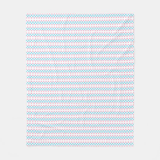 Fett formatierte Punkte für Transgender Prig-Flag- Fleecedecke (Vorderseite)