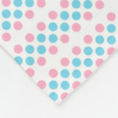 Fett formatierte Punkte für Transgender Prig-Flag- Fleecedecke (Ecke)