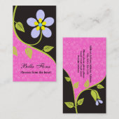 Fett formatierte Visitenkarten für große Lavendel- Visitenkarte (Vorne/Hinten)