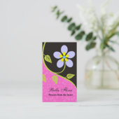 Fett formatierte Visitenkarten für große Lavendel- Visitenkarte (Stehend Vorderseite)