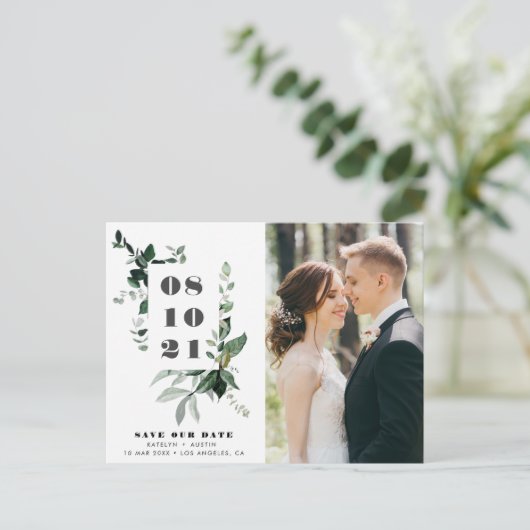 Fett formatierter Rahmen Postkarte (Stehend Vorderseite)