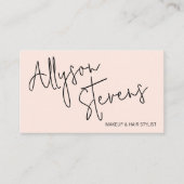 Fett formatiertes Schriftzeichen-Logo für moderne Visitenkarte (Vorderseite)