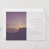 Fett formatiertes und fresh Script Grad Foto Ankündigung (Rückseite)