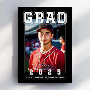 Fett Foto Moderner Abschluss Einladung