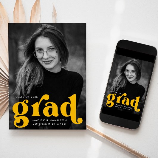 Fett-Foto-Retro-Typ-Abschluss Ankündigung