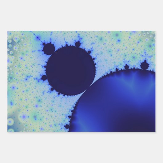 Fett-Fraktale-Wrapping-Paper-Set Geschenkpapier Set (Vorderseite)