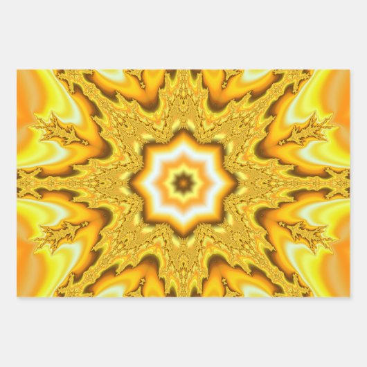 Fett-Fraktale-Wrapping-Paper-Set Geschenkpapier Set (Vorderseite 3)