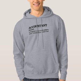 Fett Funny Accountant Definition Hoodie