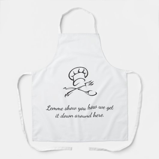 Fett & Funny Koch Schürze (Vorderseite)