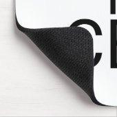 Fett für den CEO Text Mouse Pad für Workspaces Mousepad (Ecke)