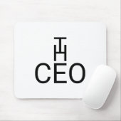Fett für den CEO Text Mouse Pad für Workspaces Mousepad (Mit Mouse)