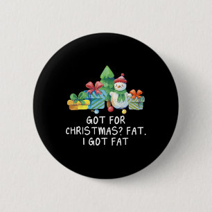 Fett Für Weihnachten Funny Feinschmecker Spaß Lieb Button