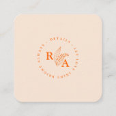 Fett Gebrülltes Rosa Hochzeitsdetails Begleitkarte (Rückseite)