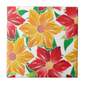 Fett gedruckte Blume Fliese (Vorderseite)