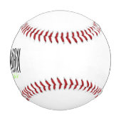 Fett gedruckte Buchstaben "Trauzeuge" Custom Weddi Baseball (Vorderseite)