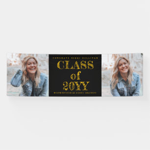 Fett gedruckter Abschlussfoto-Banner Typ 2 Banner