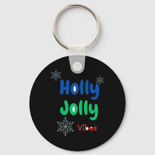 Fett gedrucktes Holly Jolly Baby T-Shirt  Schlüsselanhänger