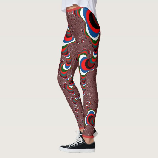 Fett gefärbte Funnel Cloud-Leggings Leggings (Links)
