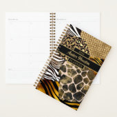 Fett gemischte Tierdrucke mit Goldakzenten Planer (Anzeige)