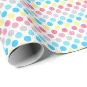 Fett Genderflux Pride Flag Punkte Geschenkpapier (Rolleneckpunkt)