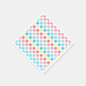 Fett Genderflux Pride Flag Punkte Serviette (Ecke)