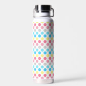 Fett Genderflux Pride Flag Punkte Trinkflasche (Rückseite)