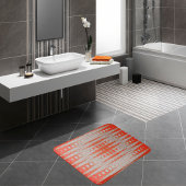 Fett geometrisch abstrakt badematte