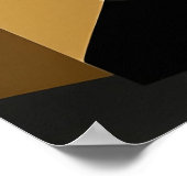 Fett Geometrisch Modern Minimalistisch Poster (Ecke)