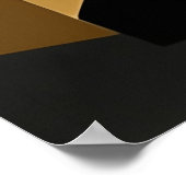Fett Geometrisch Modern Minimalistisch Poster (Ecke)