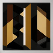 Fett Geometrisch Modern Minimalistisch Poster (Vorne)