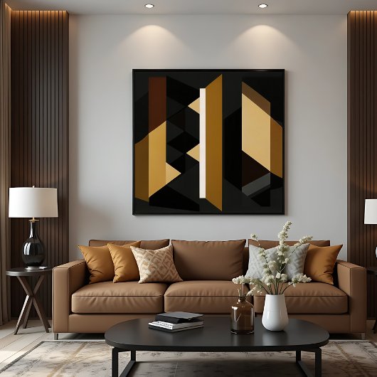 Fett Geometrisch Modern Minimalistisch Poster