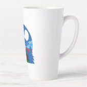 Fett geometrischer Bär- und Waldbeweis Milchtasse (Rechts)