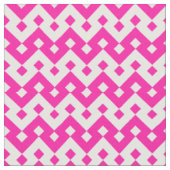 Fett geometrisches Rosa und weiße Backenstoffe Stoff (Nahaufnahme)
