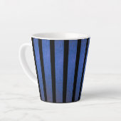 Fett gestreifter Kaffeebecher Latte-Mug Milchtasse (Linke Ecke)
