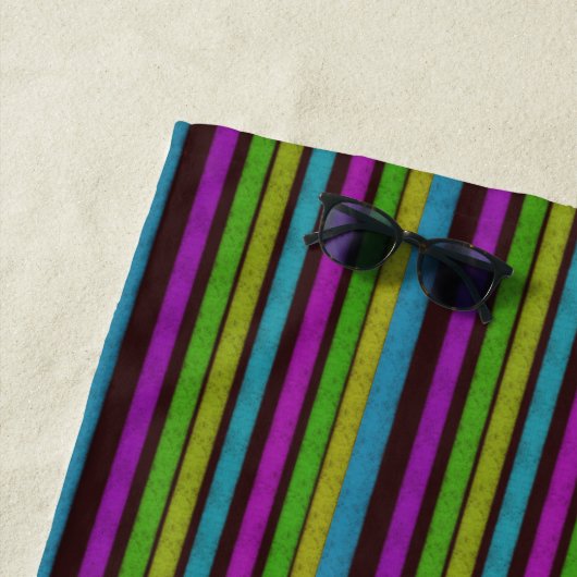 Fett gestreiftes Strandtuch (Beispiel)