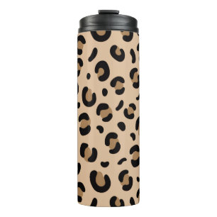 Fett gestreiftes Tiger-Muster – Tierdruck-Design Thermosbecher