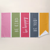 Fett gestrichene Farbpalette Strandtuch (Vorderseite)