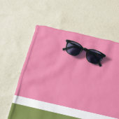 Fett gestrichene Farbpalette Strandtuch (Beispiel)