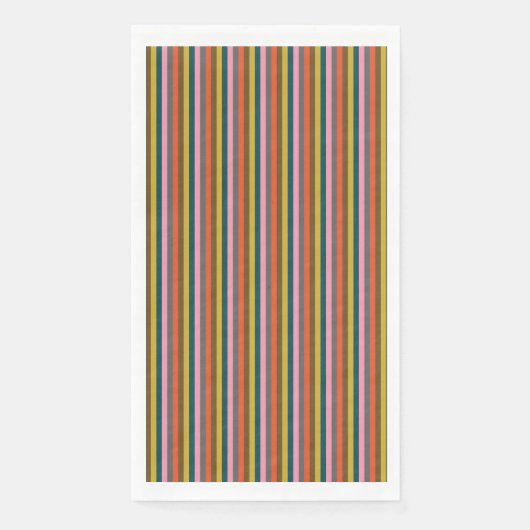 Fett gestrichenes mehrfarbiges Party Serviette (Vorderseite)